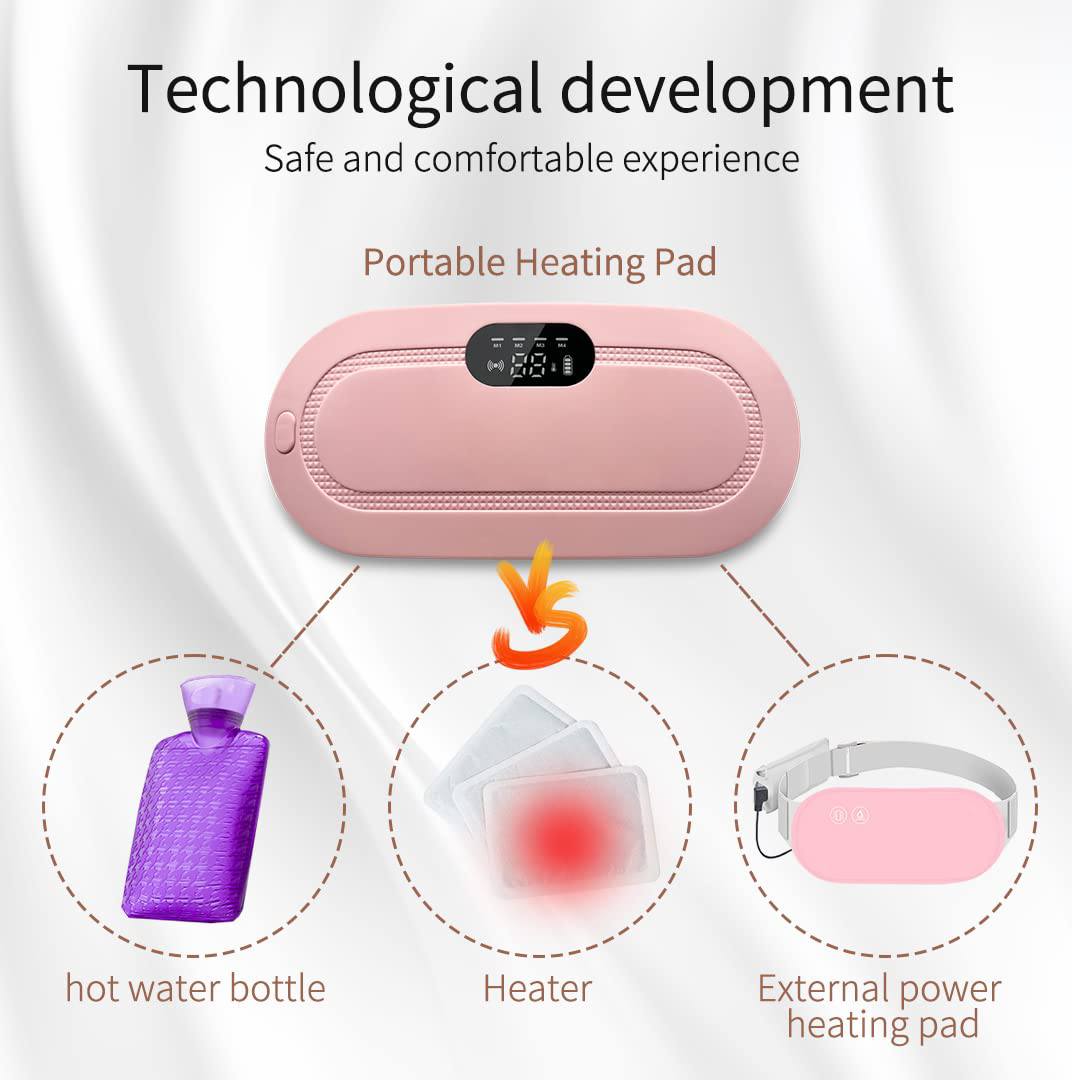 Portable Cordless Heating Pad for Menstrual Cramps Relief